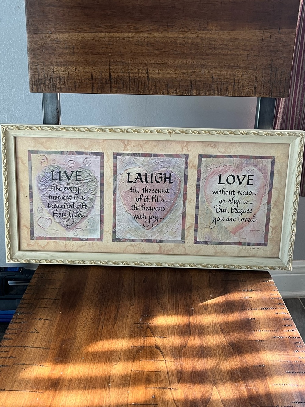 Live Laugh Love Framed Wall Art